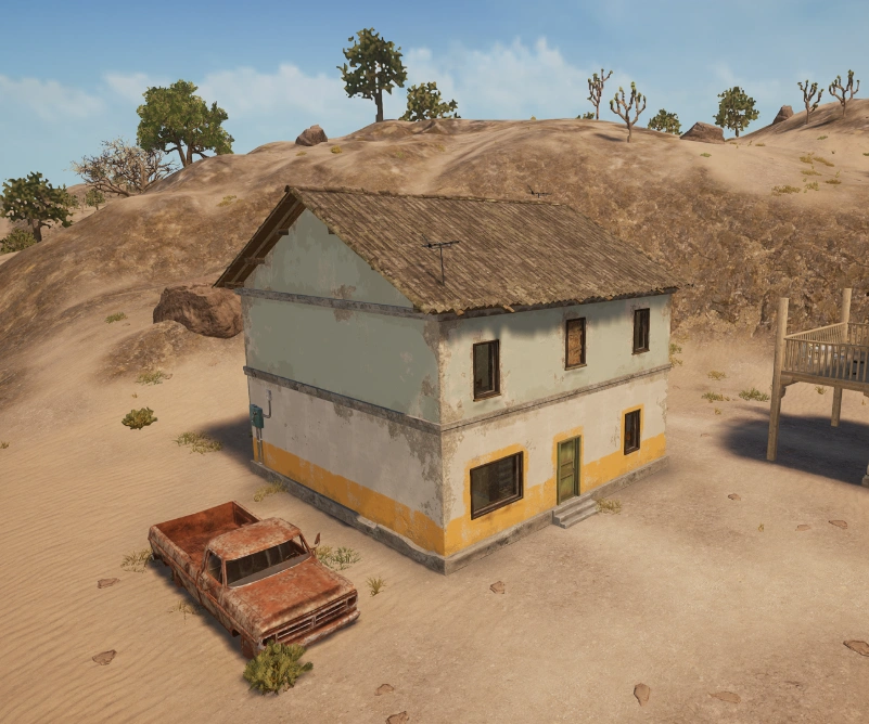 Guess the location on the PUBG Miramar map