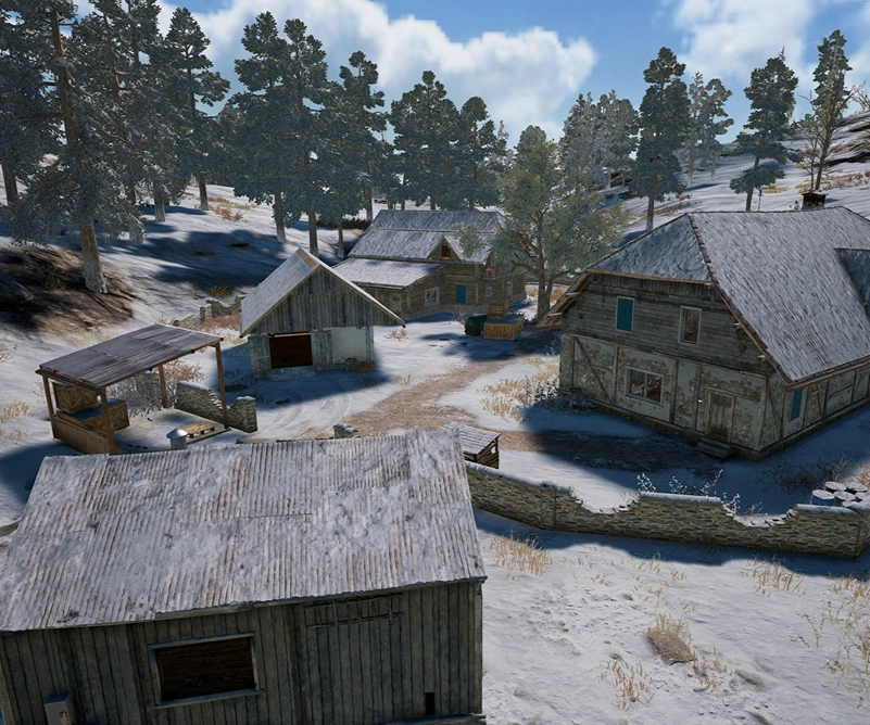 Guess the location on the PUBG Vikendi map