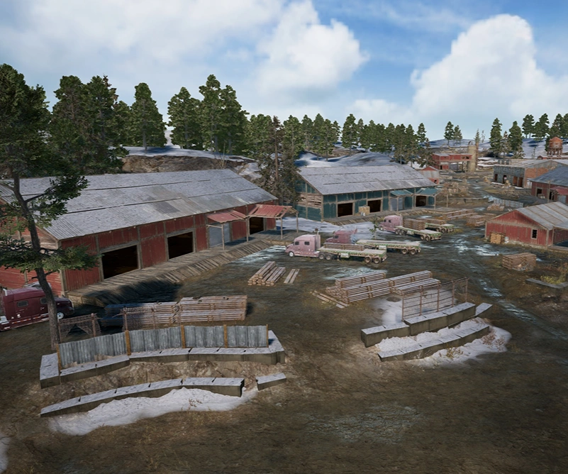 Guess the location on the PUBG Vikendi map