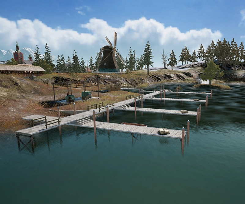 Guess the location on the PUBG Vikendi map