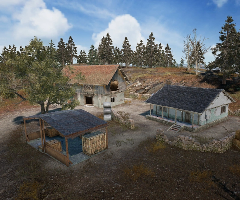 Guess the location on the PUBG Vikendi map