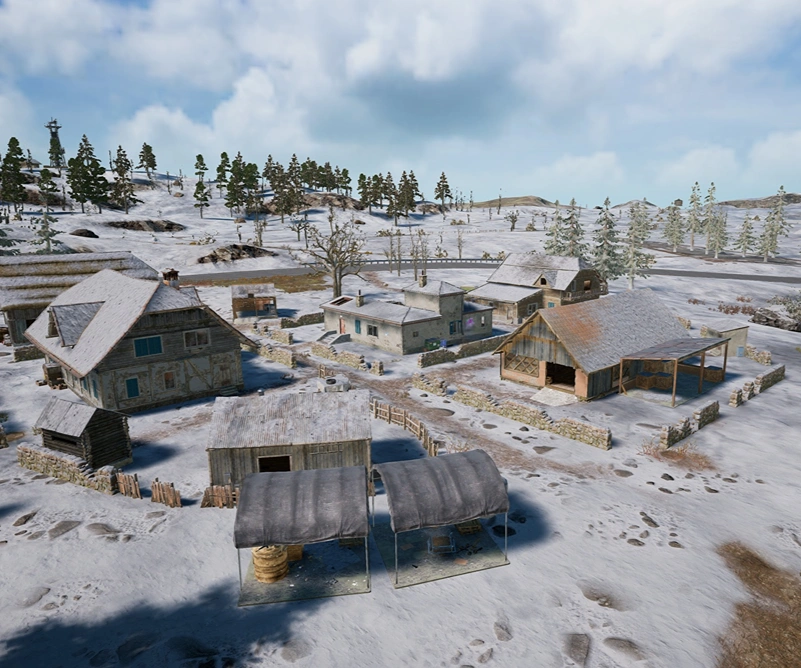 Guess the location on the PUBG Vikendi map