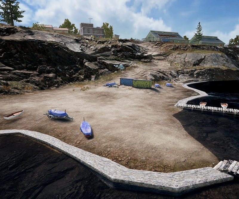 Guess the location on the PUBG Vikendi map