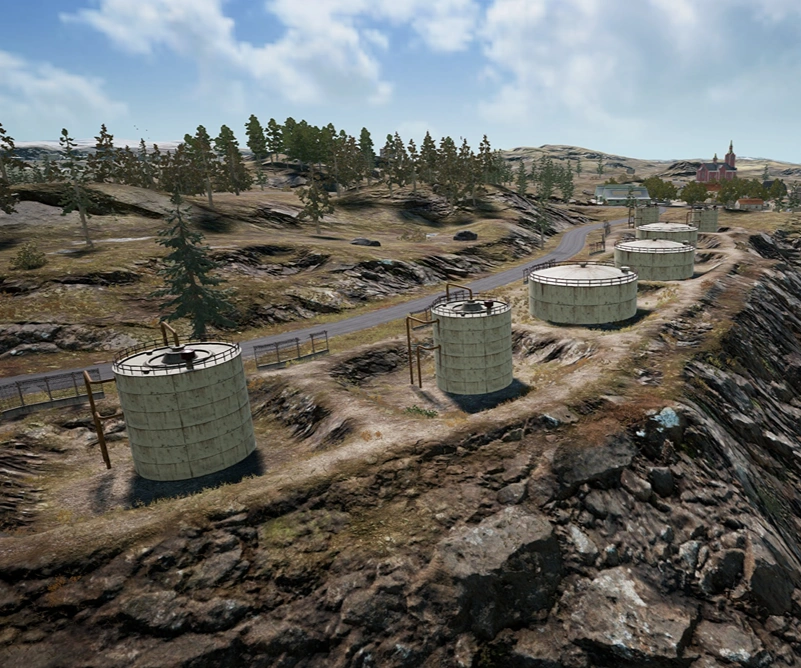 Guess the location on the PUBG Vikendi map