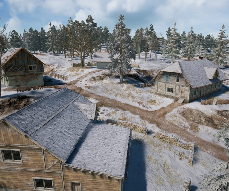 Guess the location on the PUBG Vikendi map
