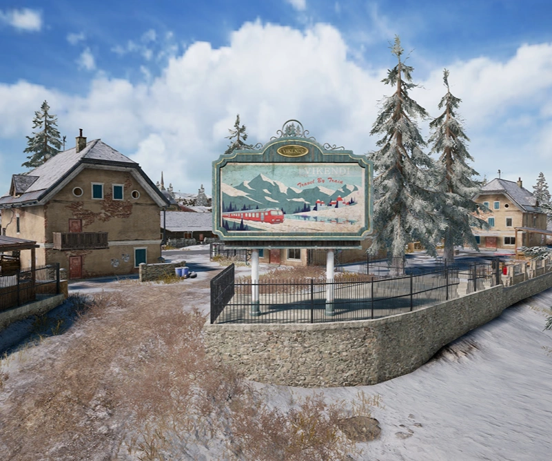 Guess the location on the PUBG Vikendi map