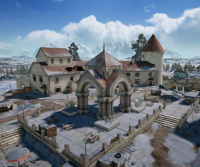 Guess the location on the PUBG Vikendi map