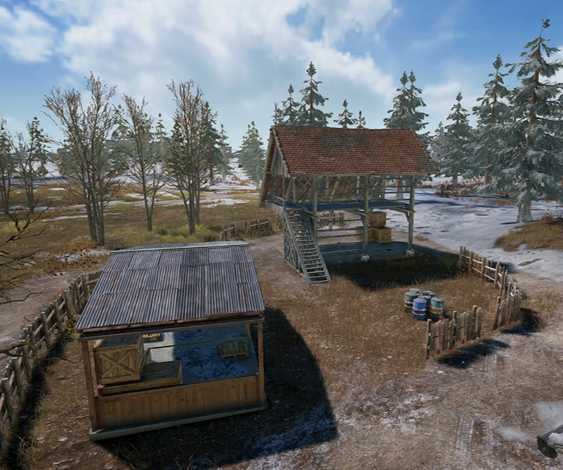 Guess the location on the PUBG Vikendi map