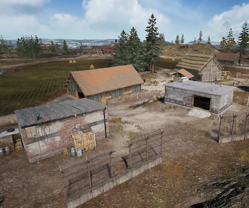 Guess the location on the PUBG Vikendi map