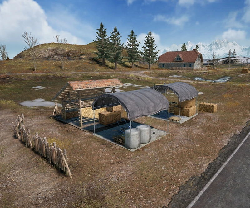 Guess the location on the PUBG Vikendi map