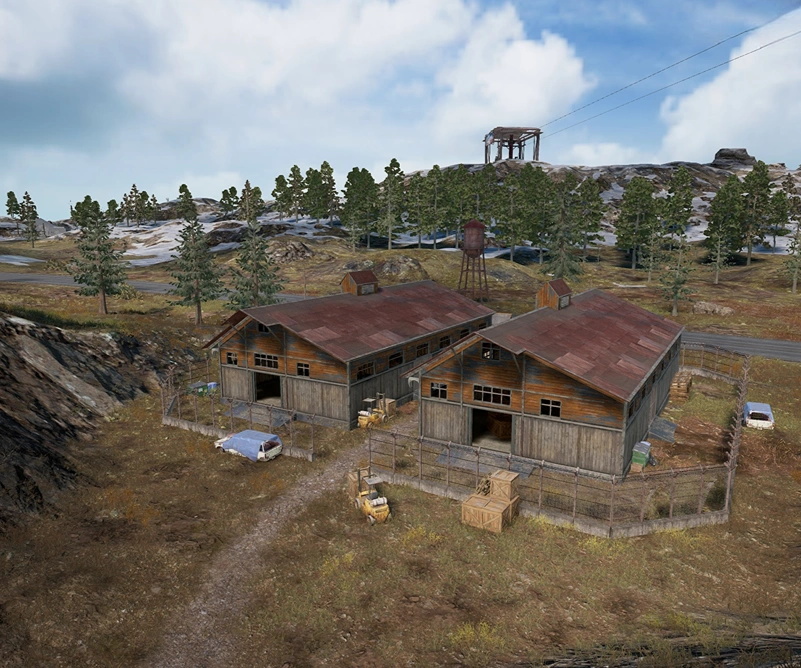 Guess the location on the PUBG Vikendi map