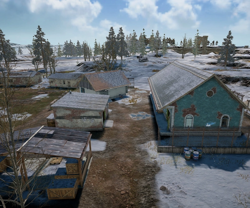 Guess the location on the PUBG Vikendi map