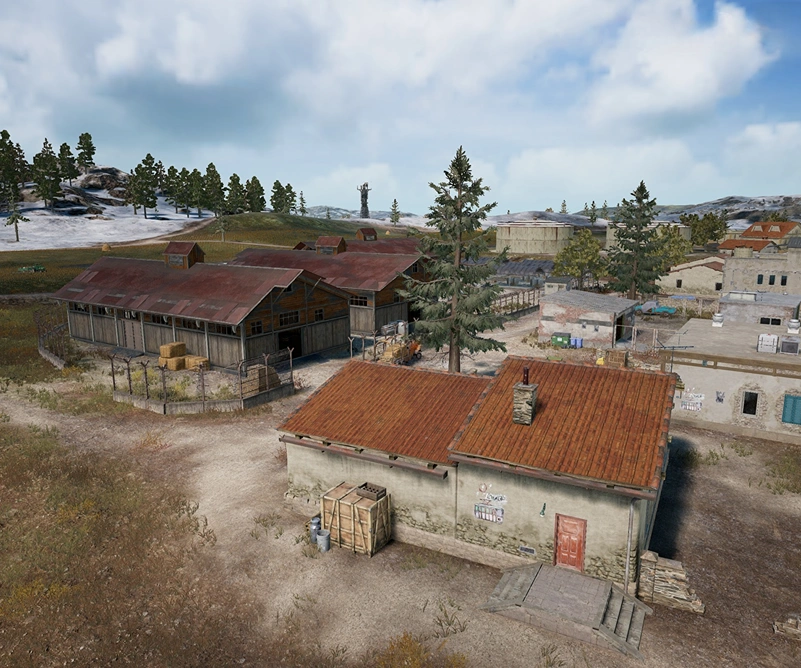 Guess the location on the PUBG Vikendi map