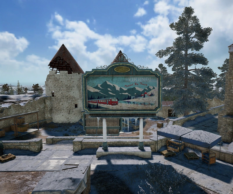 Guess the location on the PUBG Vikendi map