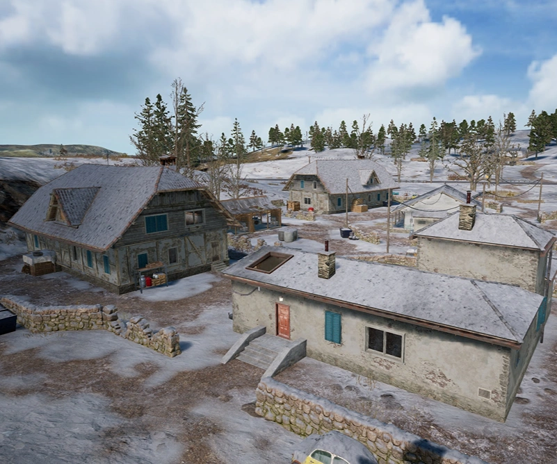 Guess the location on the PUBG Vikendi map