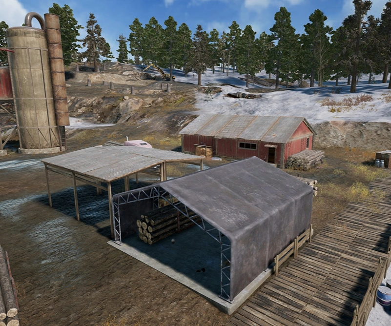 Guess the location on the PUBG Vikendi map