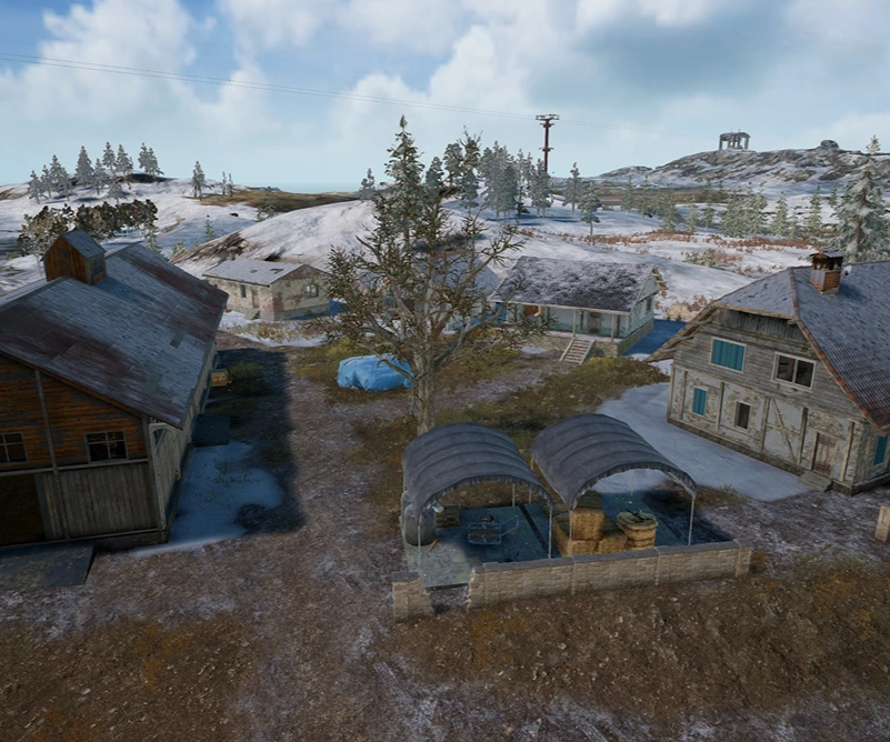 Guess the location on the PUBG Vikendi map